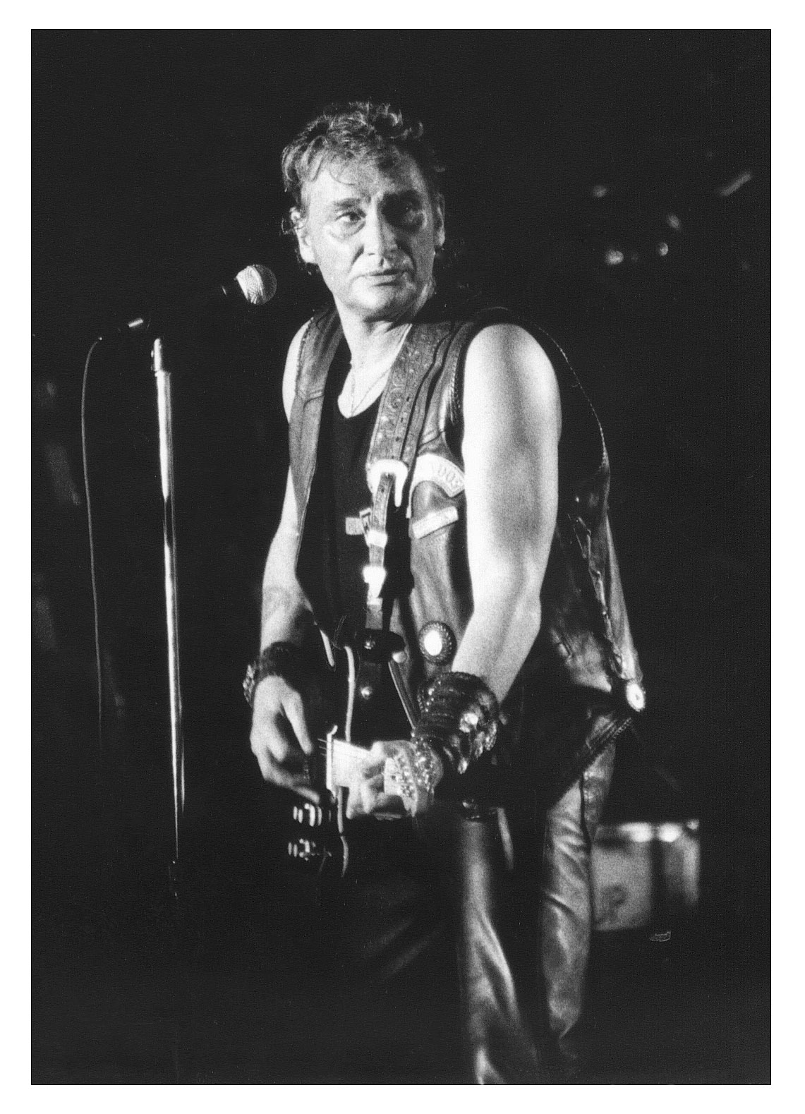 Johnny Hallyday à Lyon  novembre 1992