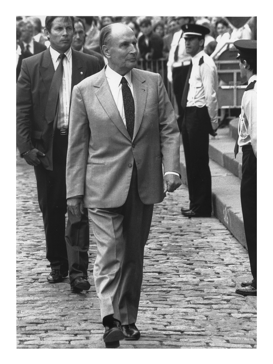 François Mitterrand à Roanne